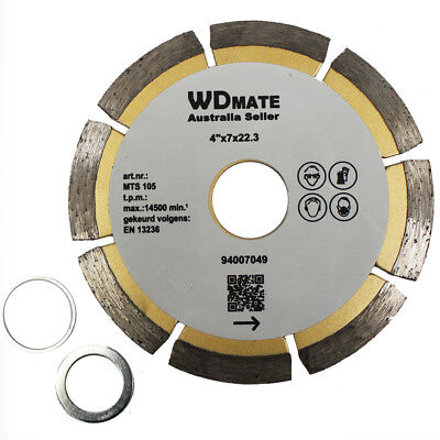 3x Dry Diamond Cutting Disc 105mm 2.0*7.0mm 4.0