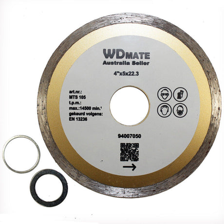 105mm Diamond Cutting Wet Circular Saw Blade Disc Continuou 4.0