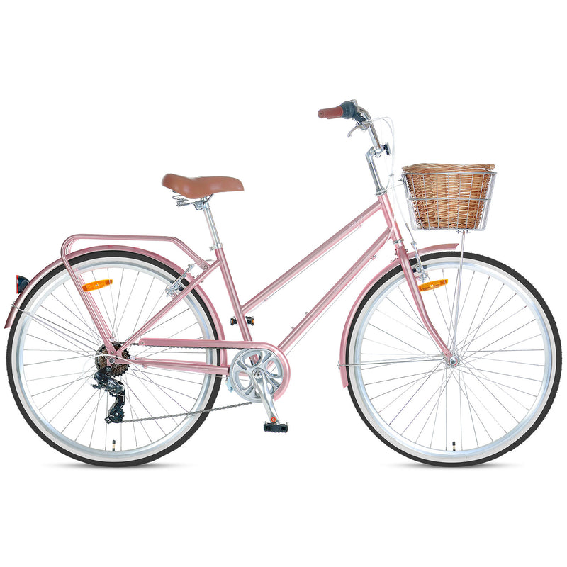 Progear Bikes Pomona Retro/Vintage Ladies Bike 700c*17" in Rose Gold
