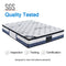 Single Mattress Latex Pillow Top Pocket Spring Foam Medium Firm Bed