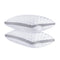 Luxury Bamboo Cooling Twin pack plush down-like pillows with 2 bonus quilted waterproof pillow protectors