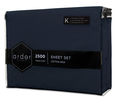 2500TC Cotton Rich SHEET SETS - KING