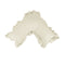 Artex Polyester Cotton V Shape Ruffle Pillowcase Cream