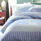 225TC Java Floral Blue Polyester Cotton Quilt Cover Set Single