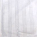 600TC Pair of Wide Self Striped Standard Pillowcases Ivory