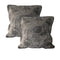 Accessorize Pair of Trudie Lace European Pillowcases Black