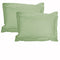 Accessorize 325TC Pair of Stripe Jumbo / Queen Pillowcases Green