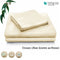 Accessorize Tencel Cotton Blend Sheet Set Cream (Also Known as Stone) Single