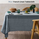 Vintage Design Homewares Mist French Linen Tablecloth 150cm x 230cm