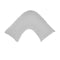 Algodon 300TC Cotton V Shape Pillowcase Silver