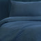 Ardor Eddison Cornflower Light Quilted Embossed Quilt Cover Set King