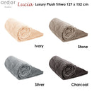 Ardor Lucia Luxury Push Throw Charcoal