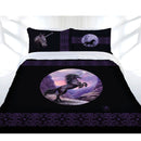 Anne Stokes Black Unicorn Quilt Cover Set Double