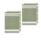 Ladelle Intrinsic Set of 4 Cotton Kitchen Towels Bold Green