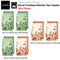 Ladelle Set of 4 Sanctuary Floral Cotton Kitchen Tea Towels 50 x 70 cm Terracotta