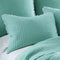 Jenny Mclean Clavo Pompom Blue 3 Piece 100% Cotton Coverlet Set King
