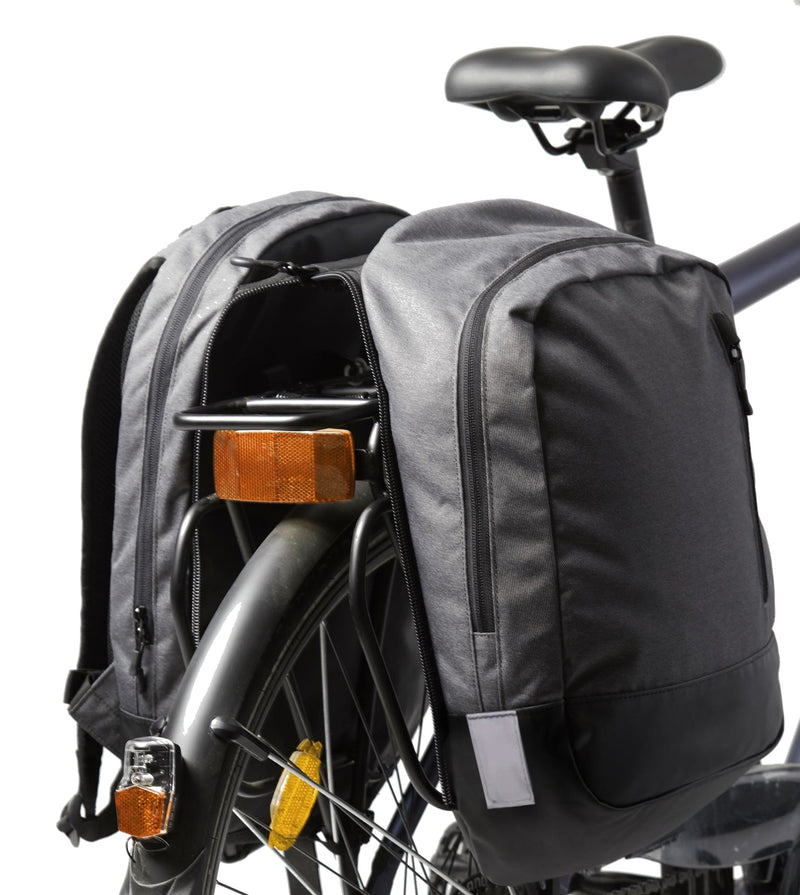 2 in 1 Backpack and Double Pannier Bag - 25L