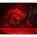 Fischer LED Bike Light Set 30Lux USB with rear floor light