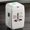 Dual USB Portable Electric Plug Power Socket Adapter International Travel Universal Charger Converter EU UK US AU
