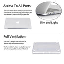 2020 Macbook Pro 13 Inch Case Plastic Hard Case Shell for 2020 Macbook Pro A2251 A2289 A2179(Black)