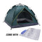 Waterproof Automatic Camping Tent 3-5 Person Come with Moisture Proof Pad(Green)
