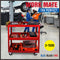 Red 3-Tier Tool Cart Trolley Toolbox Workshop Garage Storage 150KG Organizer Garage