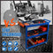 Blue 3-Tier Tool Cart Storage Trolley Toolbox Workshop Garage Organiser 150kg Blue