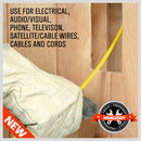 3.3m ⏀ 4mm Fibreglass Electricians Push Pull Rods Cable Cavity Contractors Duct