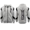 Men's Fleece Zip Up Hoodie Shirt Chicago Bulls 23 Michael Jordan Sweat Jacket, Red, 2XL