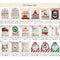 50x70cm Canvas Hessian Christmas Santa Sack Xmas Stocking Reindeer Kids Gift Bag, Red - Reindeer Gift