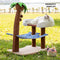 Wood coconut tree hammock cat bed dog bed cat scratching post toy pet nest