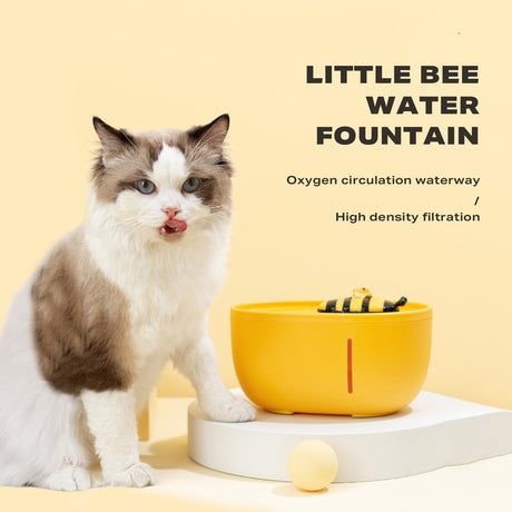 Pet Water Fountain Cat Dog Automatic Electric Sensor Drink Dispenser Filter
