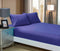 1000TC Ultra Soft Fitted Sheet & 2 Pillowcases Set - Double Size Bed - Royal Blue