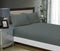 1000TC Ultra Soft Fitted Sheet & 2 Pillowcases Set - King Size Bed - Charcoal