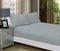 1000TC Ultra Soft Fitted Sheet & Pillowcase Set - King Single Size Bed - Silver