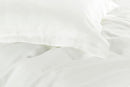 1000TC Tailored King Size White Duvet Doona Quilt Cover Set