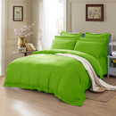 1000TC Tailored King Size Green Duvet Doona Quilt Cover Set