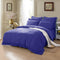 1000TC Tailored Single Size Royal Blue Duvet Doona Quilt Cover Set