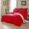1000TC Tailored Super King Size Red Duvet Doona Quilt Cover Set