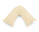1000TC Premium Ultra Soft V SHAPE Pillowcase - Yellow Cream
