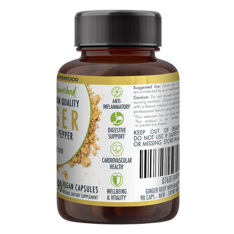 Ginger Capsules Organic Vegan