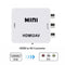 HDMI to RCA Composite AV CVBS 3RCA Video Cable Converter 1080p Downscaling White