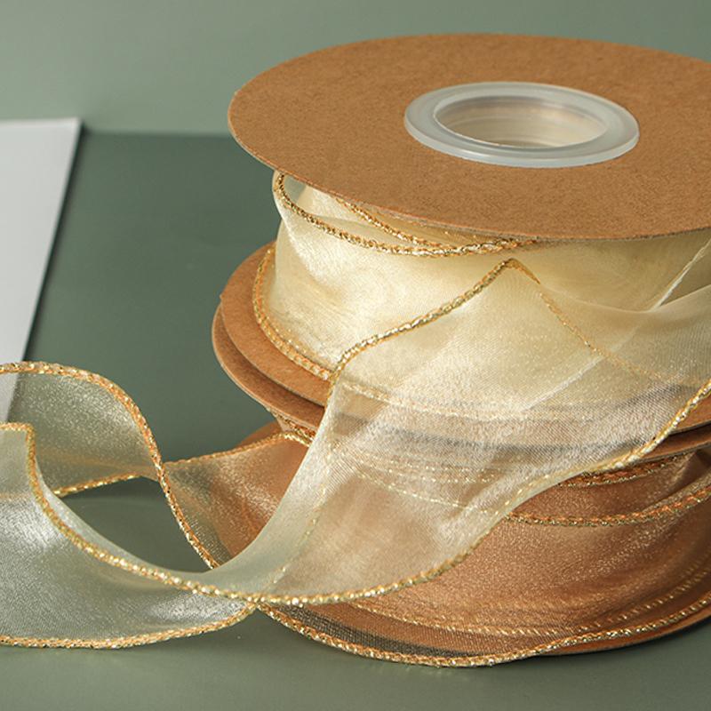 10PCS Organza Yarn Ribbon for DIY Craft & Gift Packaging