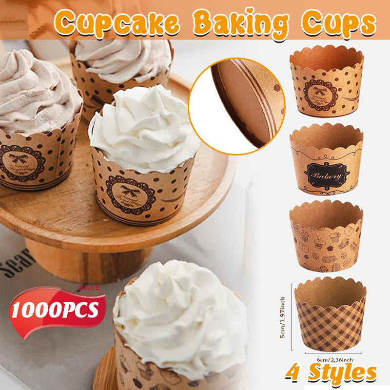 1000PCS Cupcake Baking Cups Liners Cake Molds & Holders