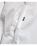 Aeronautica Militare White Cotton Shirt with Eagle Logo and Button Closure L Men