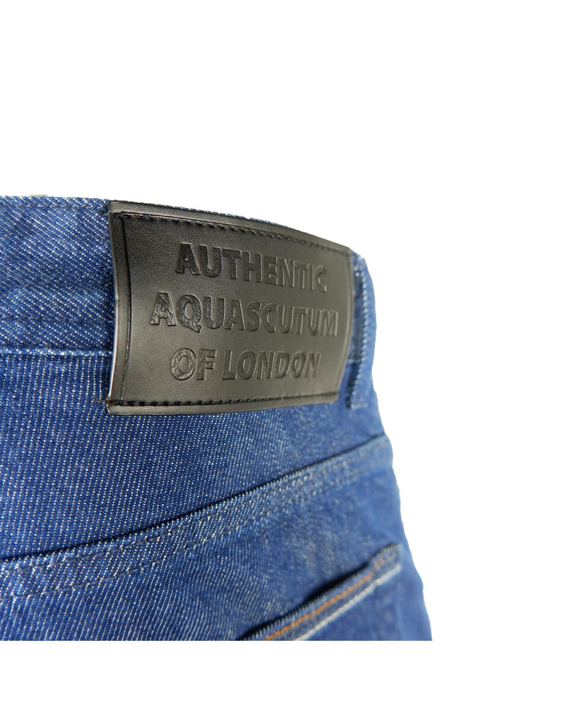 Aquascutum Denim Jeans with 5-Pocket Design W34 US Men