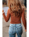 Azura Exchange Peekaboo Ribbed Long Sleeve Top - XL