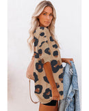 Azura Exchange Leopard Print Loose T-Shirt - S