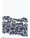 Azura Exchange Leopard Patchwork Short Sleeve Top - M
