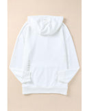 Azura Exchange Ripped Hooded Sweatshirt with Kangaroo Pocket - L